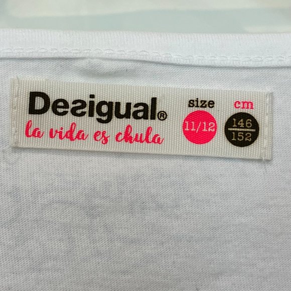 NWT Desigual Reversible Sequins Top. 100% Cotton. Sz 11/12 - Picture 8 of 11